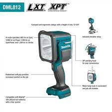 [DML812] LINTERNA INALAMBRICA 18v LXT 1.250lm 4 MODOS (Spot,Flood,Spot-Flood,Flash)