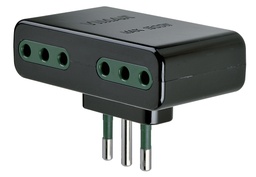 ADAPTADOR MULTIPLE VIMAR PL S11+4P11 BCO  