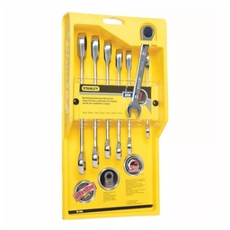 [STMT74080] JUEGO LL/COMB RATCHET 7PZAS